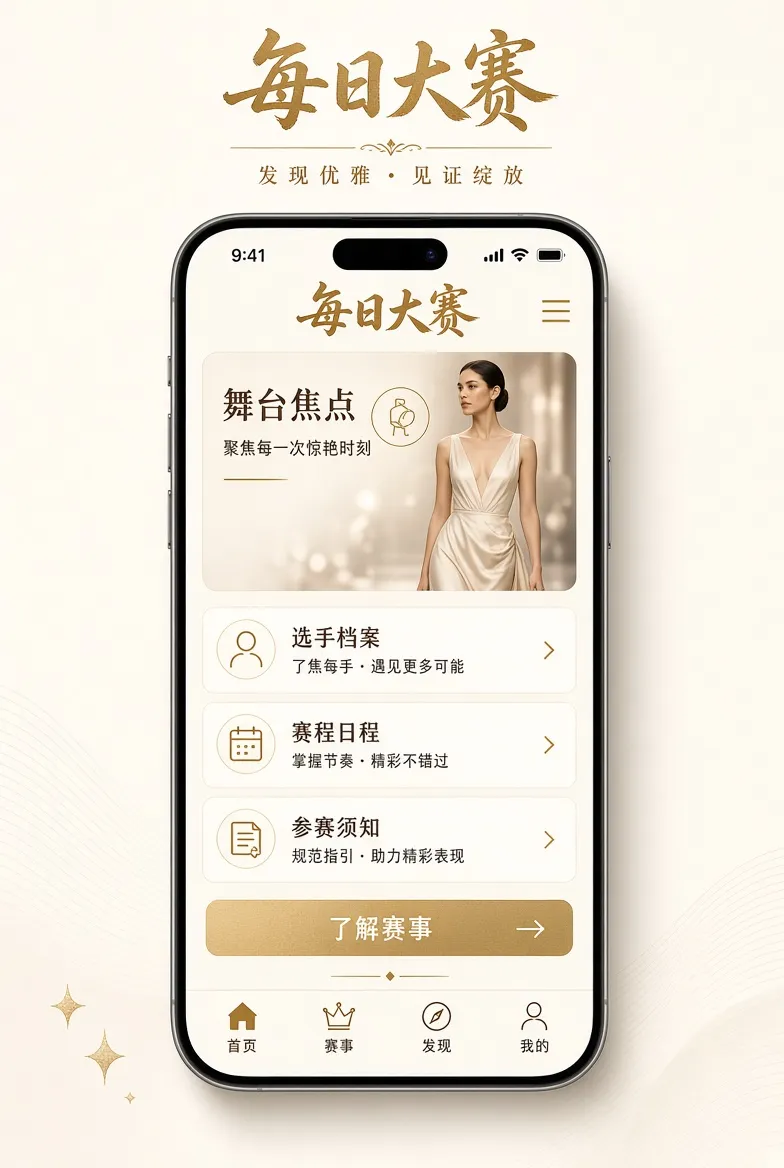 每日大赛APP相关赛事视觉